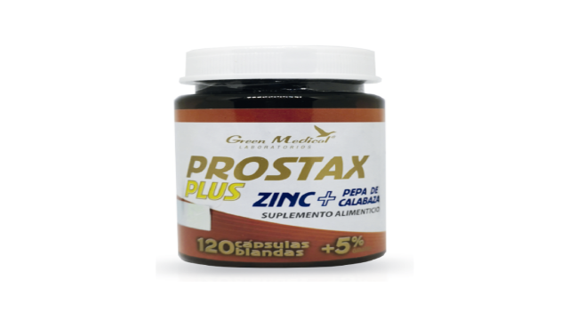 PROSTAX MAX ZINC + PEPA CALABAZA + VITAMINA E X 120 CAPSULAS GREEN MEDICAL 