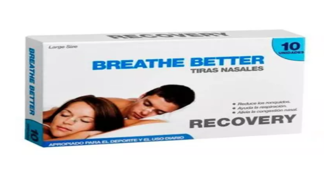 RECOVERY BREATHE BETTER X 10 TIRAS NASALES