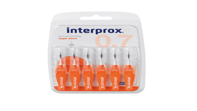 INTERPROX SUPER MICRO 0.7 MM X 6 UNIDADES
