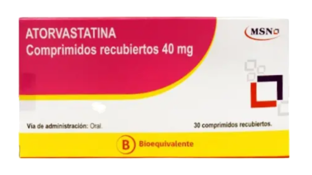 ATORVASTATINA 20 MG X 30 COMPRIMIDOS RECUBIERTOS MSN