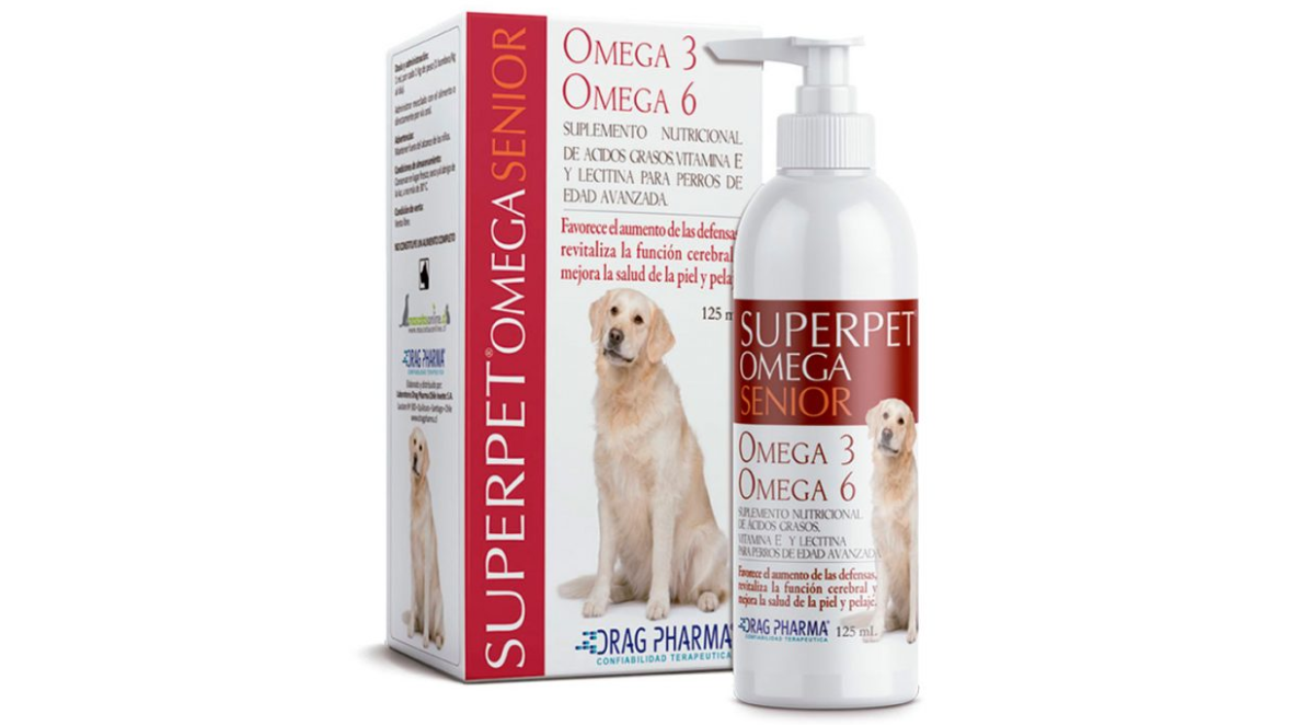 SUPERPET OMEGA SENIOR SUPLEMENTO NUTRICIONAL X 125 ML DRAG PHARMA 