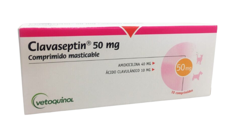 CLAVASEPTIN 50 MG X 10 COMPRIMIDOS MASTICABLES