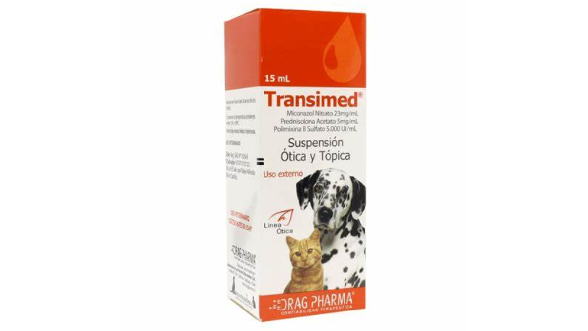 TRANSIMED GOTAS SUSPENSION OTICA Y TOPICAX 15 ML