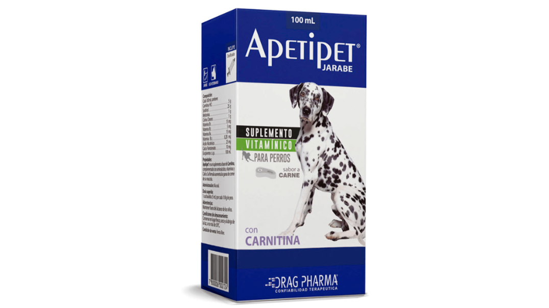 APETIPET JARABE SUPLEMENTO VITAMINICO PARA PERROS X 100 ML