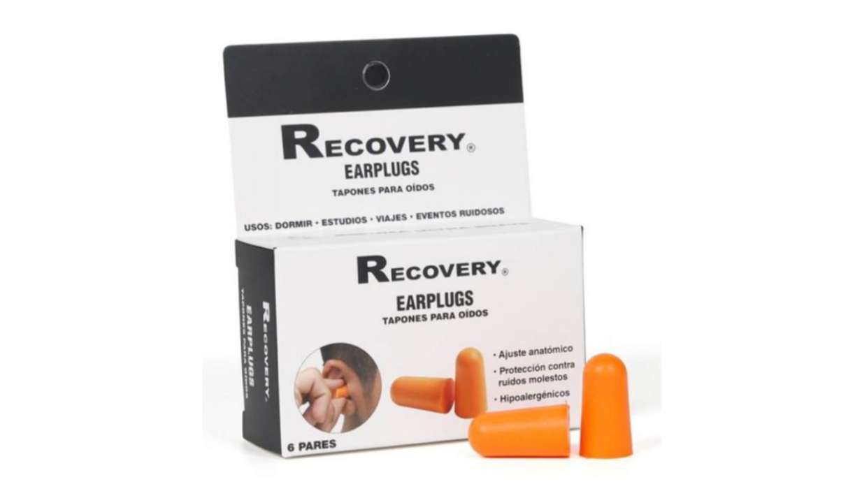 TAPONES PARA OIDO RECOVERY X 6 PARES