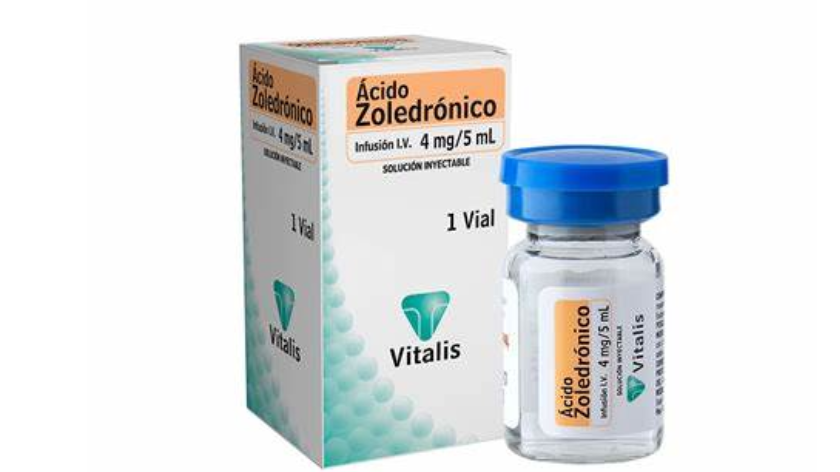 ACIDO ZOLEDRONICO 4 MG/5ML SOLUCION INYECTABLE X 1 FRASCO AMPOLLA