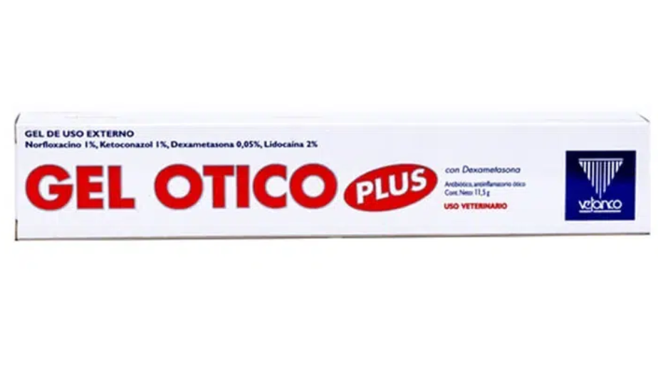 GEL OTICO PLUS NORFLOXACINO 1% GEL X 11,5 GRAMOS VETANCO