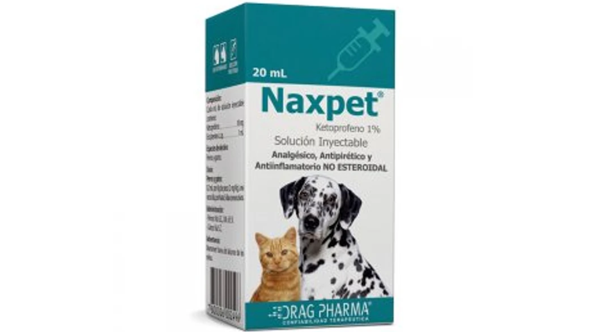 NAXPET KETOPROFENO 1% SOLUCION INYECTABLE X 20 ML