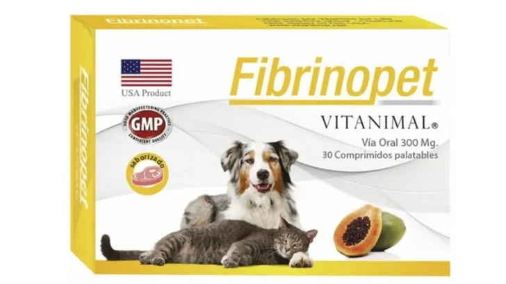 FIBRINOPET VITANIMAL X 10 COMPRIMIDOS PALATABLES