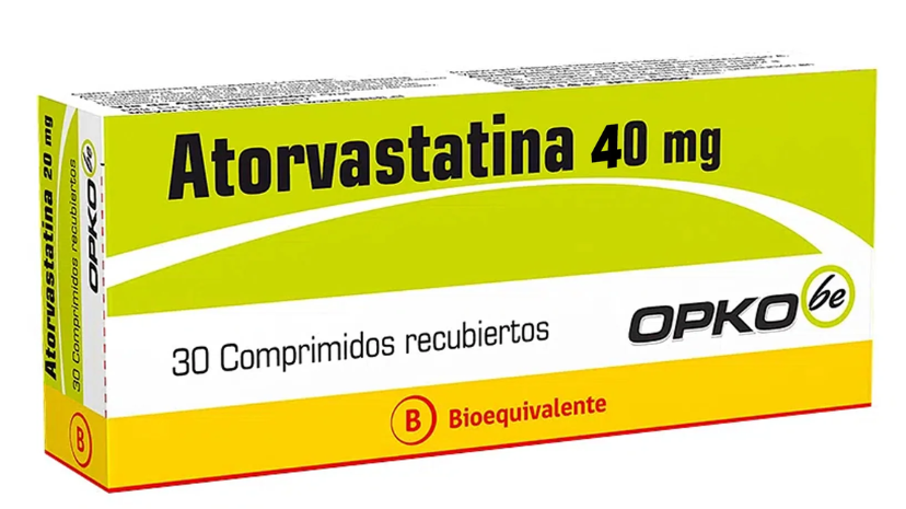 ATORVASTATINA 40 MG X 30 COMPRIMIDOS RECUBIERTOS