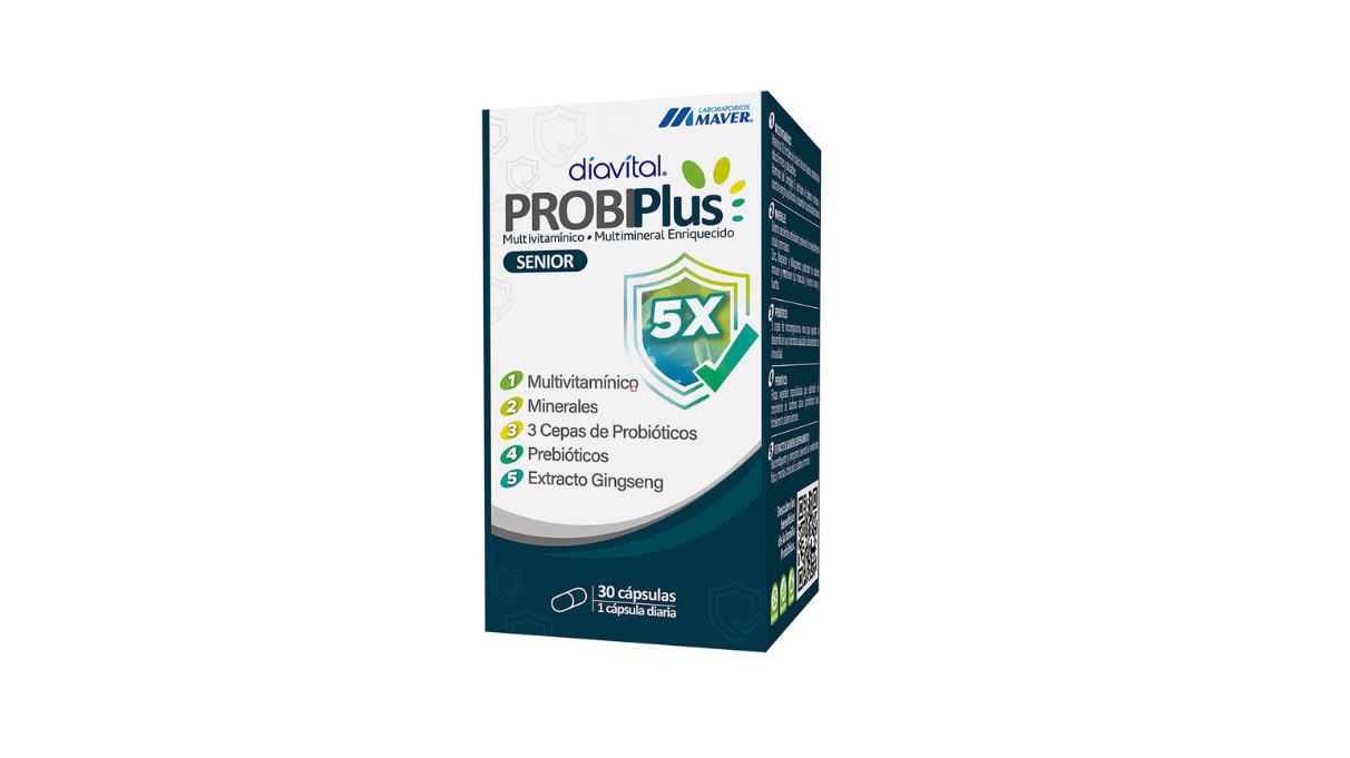 DIAVITAL PROBIPLUS SENIOR MULTIVITAMINICO MULTIMINERAL X 30 CAPSULAS