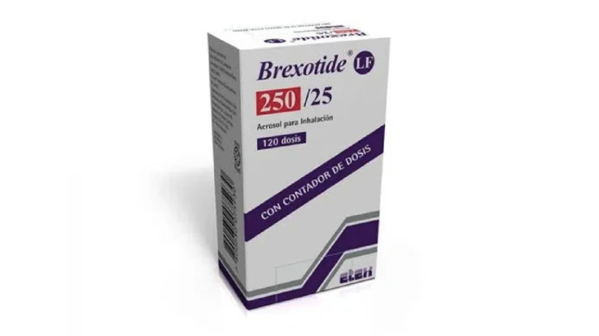 BREXOTIDE LF 250/25 FLUTICASONA PROPIONATO/ SALMETEROL 250/25 X 120 DOSIS AEROSOL PARA INHALACION ETEX