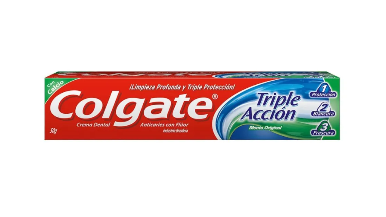 COLGATE TRIPLE ACCION PASTA DENTAL X 50 GRAMOS 