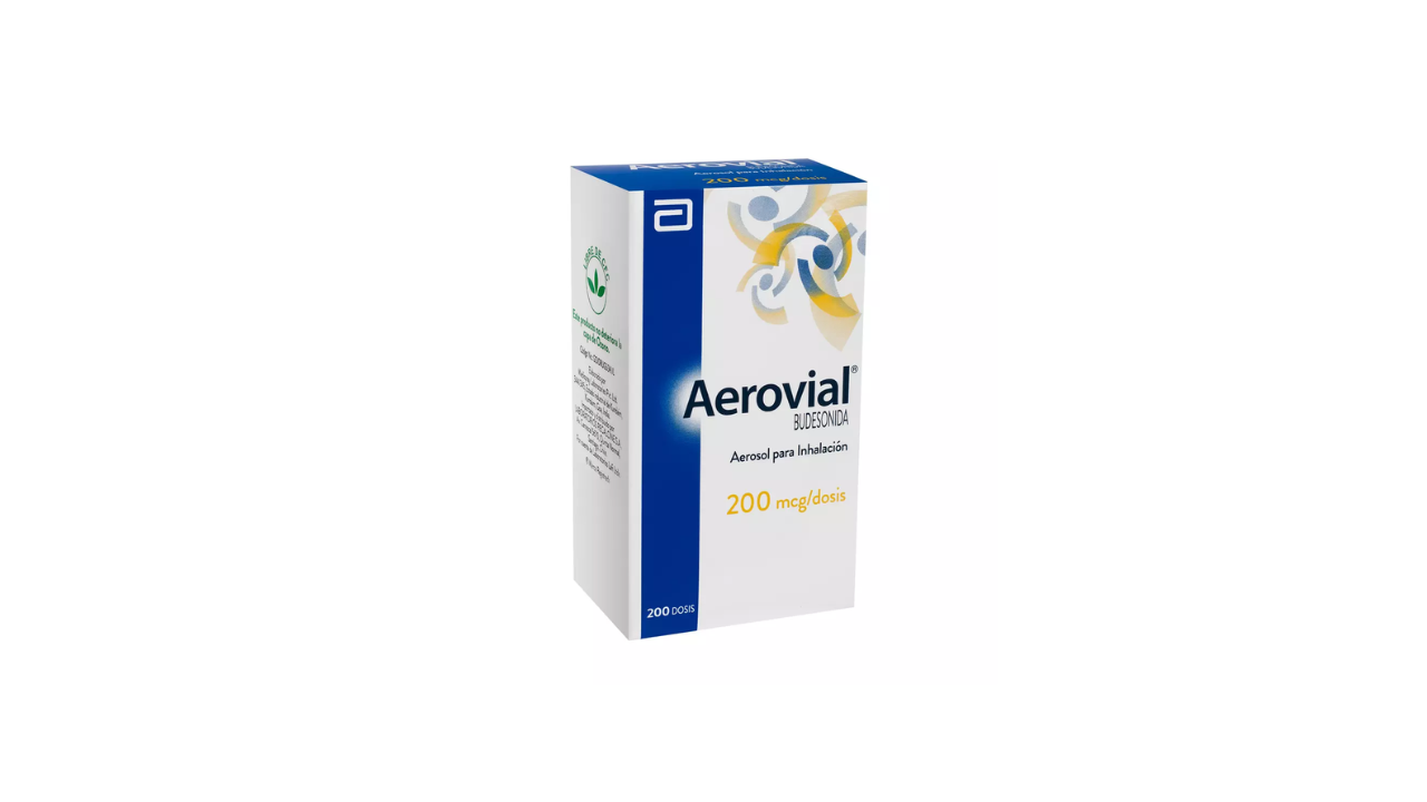 AEROVIAL BUDESONIDA 200 MCG/DOSIS AEROSOL PARA INHALACION X 200 DOSIS