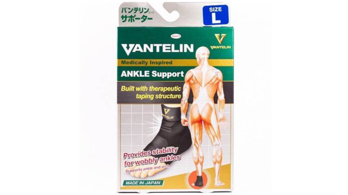 VANTELIN TOBILLERA TALLA L BLACK X 1 UNIDAD