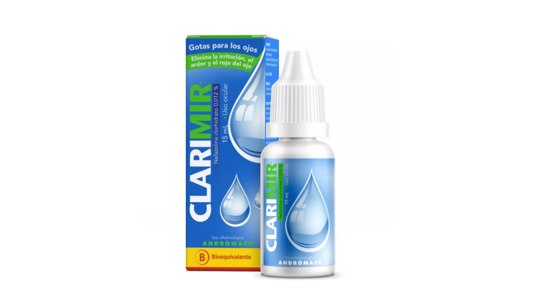 CLARIMIR NAFAZOLINA 0,012% GOTAS PARA LOS OJOS X 15 ML