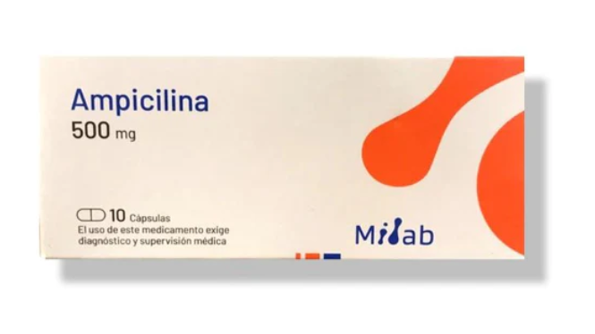 AMPICILINA 500 MG X 10 CAPSULAS