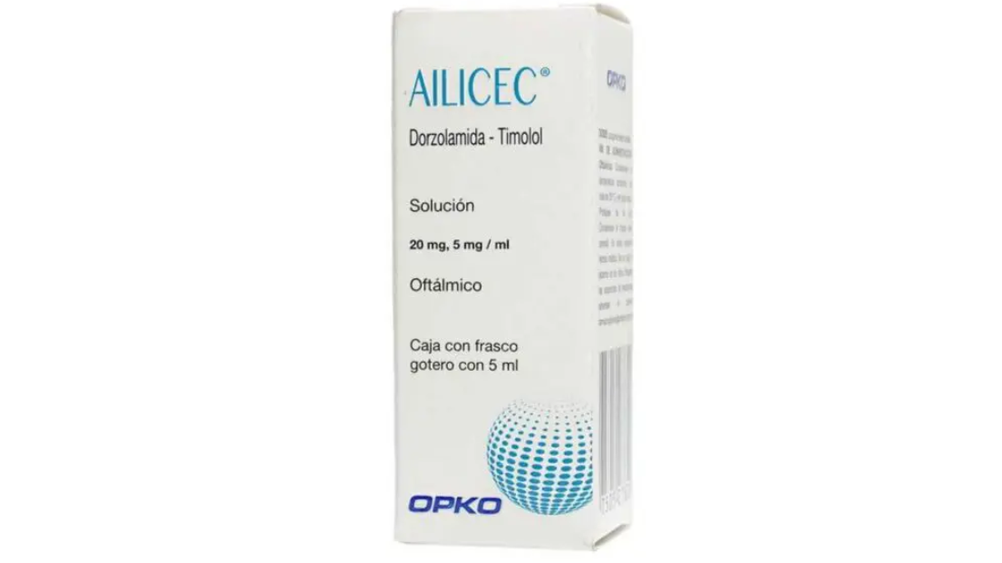 AILICEC DORZOLAMIDA 2 G + TIMOLOL 0,5 G X 5 ML