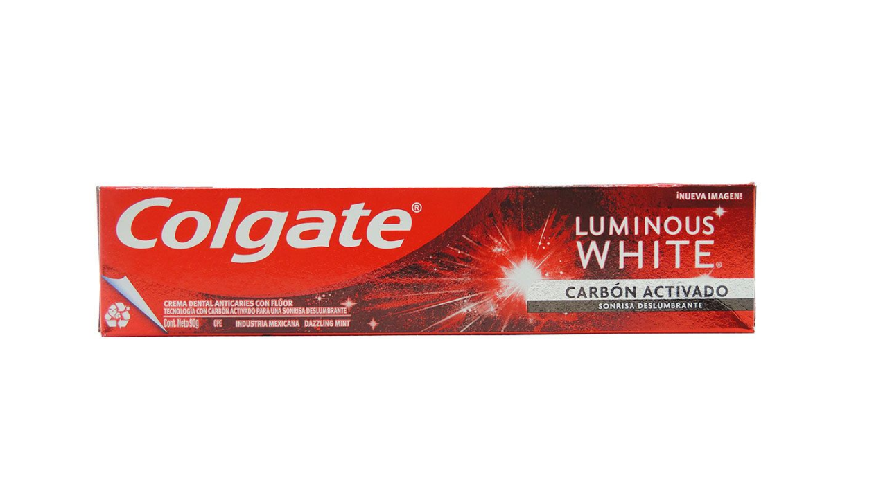 COLGATE LUMINOUS WHITE PASTA DENTAL X 90 GRAMOS 