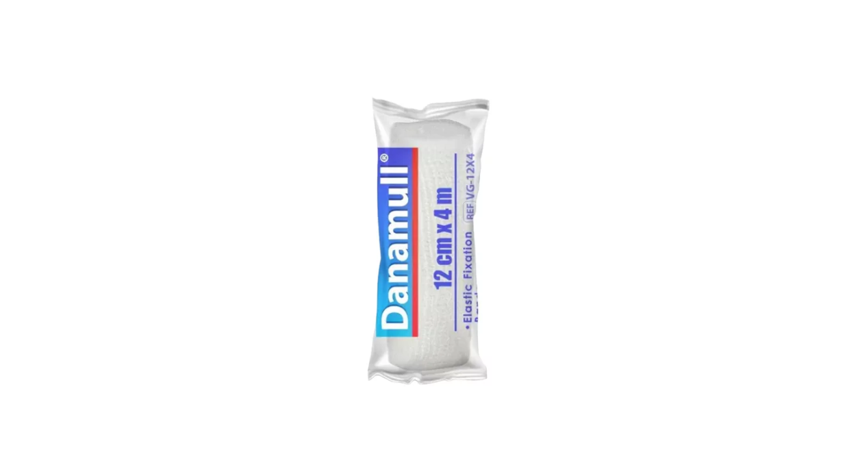 DANAMULL VENDA ELASTICA 12 CM X 4 M X 1 UNIDAD