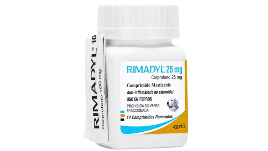 RIMADYL CARPROFENO 25 MG X 14 COMPRIMIDOS MASTICABLES