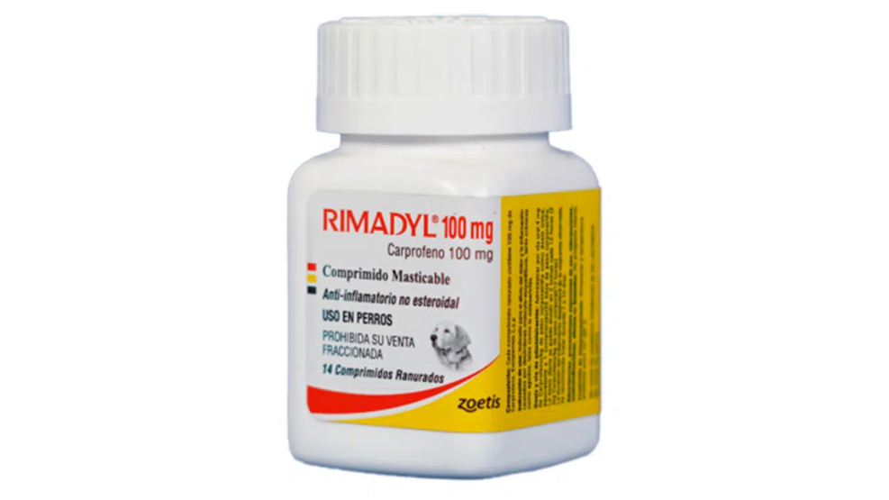 RIMADYL CARPROFENO 100 MG X 14 COMPRIMIDOS MASTICABLES