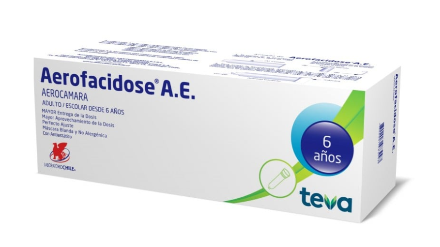 AEROFACIDOSE A.E. AEROCAMARA ADULTO/ESCOLAR DESDE 6 AÑOS