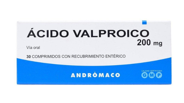 ACIDO VALPROICO 200 MG X 30 COMPRIMIDOS CON RECUBRIMIENTO ENTERICO ANDROMACO