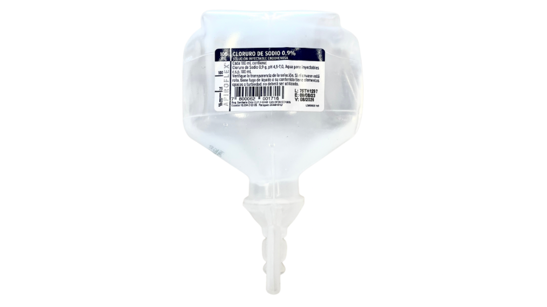 CLORURO DE SODIO 0,9% SUERO X 100 ML