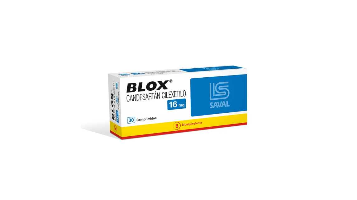 BLOX CANDESARTAN 16 MG X 30 COMPRIMIDOS