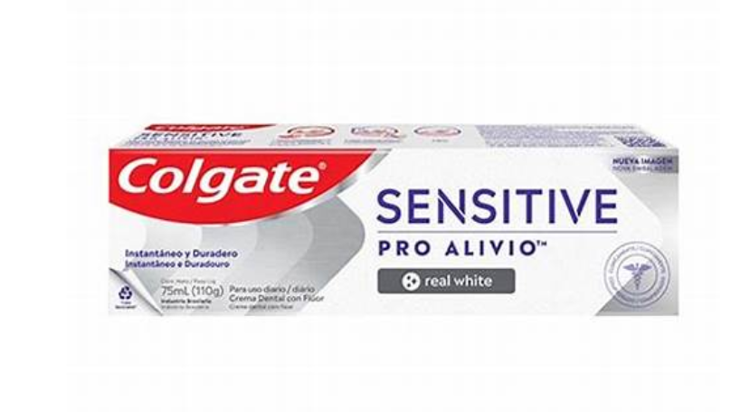 COLGATE SENSITIVE PRO ALIVIO REAL WHITE X 110 GRAMOS 