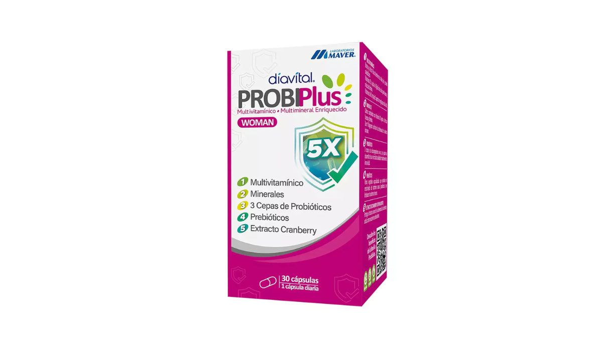 DIAVITAL PROBIPLUS WOMAN MULTIVITAMINICO MULTIMINERAL X 30 CAPSULAS