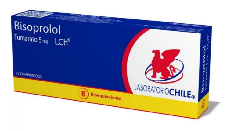 BISOPROLOL FUMARATO 5 MG X 30 COMPRIMIDOS