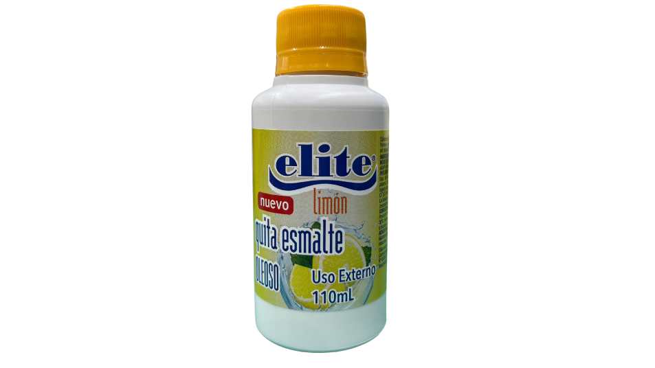 ELITE QUITAESMALTE OLEOSO LIMON X 110 ML