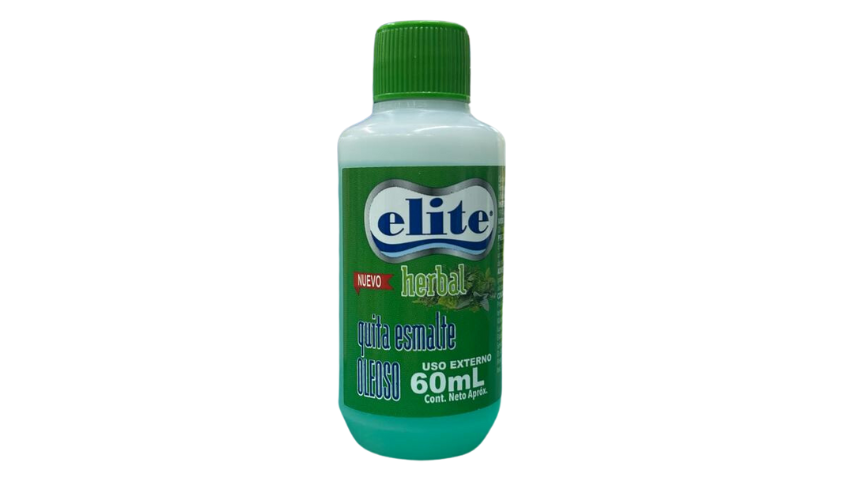 ELITE QUITAESMALTE OLEOSO HERBAL X 60 ML