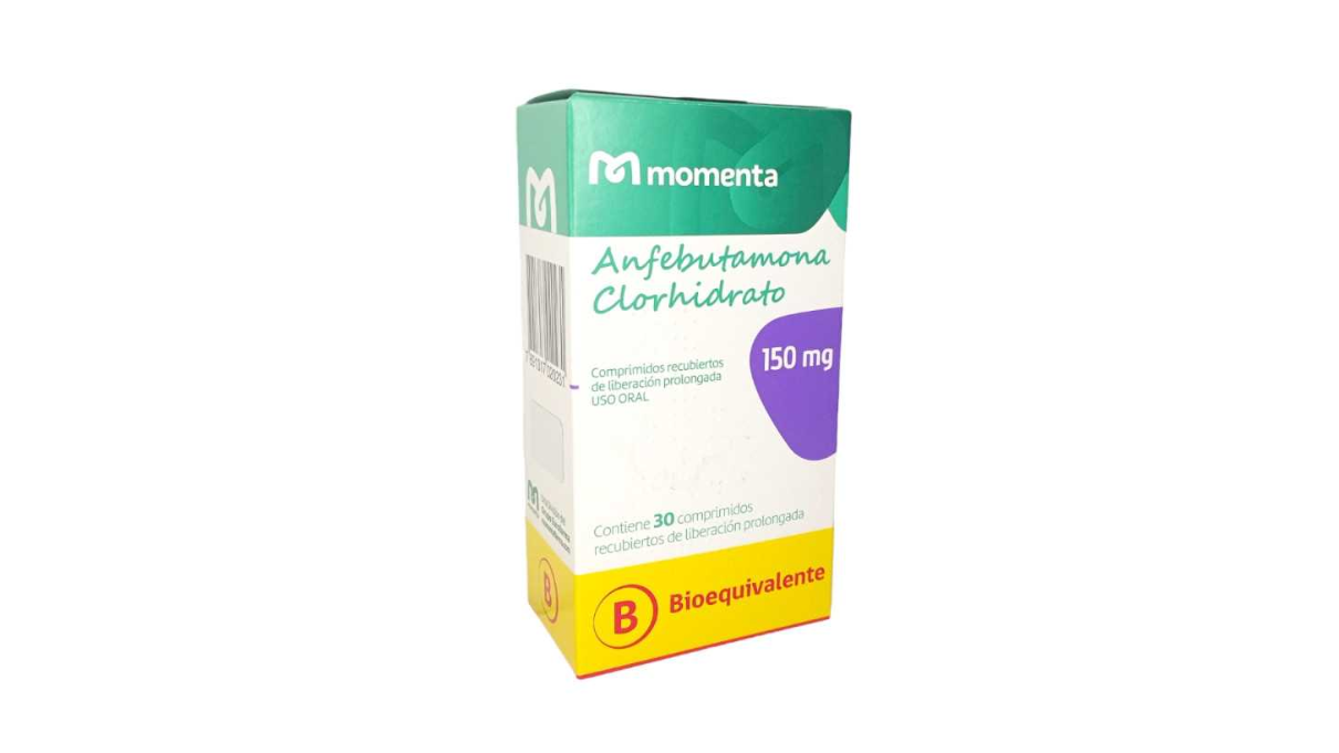 ANFEBUTAMONA CLORHIDRATO BUPROPION 150 MG X 30 COMPRIMIDOS DE LIBERACION PROLONGADA EUROFARMA