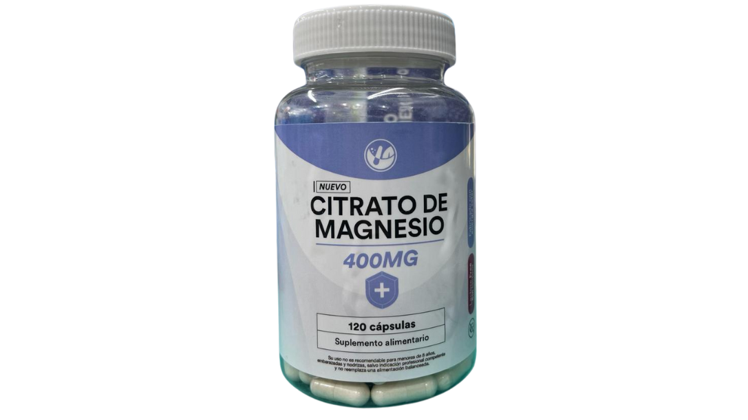 NATURAL FARM CITRATO DE MAGNESIO 400 MG X 120 CAPSULAS