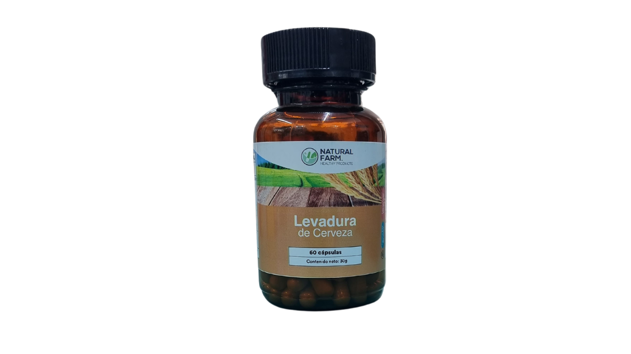 LEVADURA DE CERVEZA X 60 CAPSULAS NATURAL FARM 