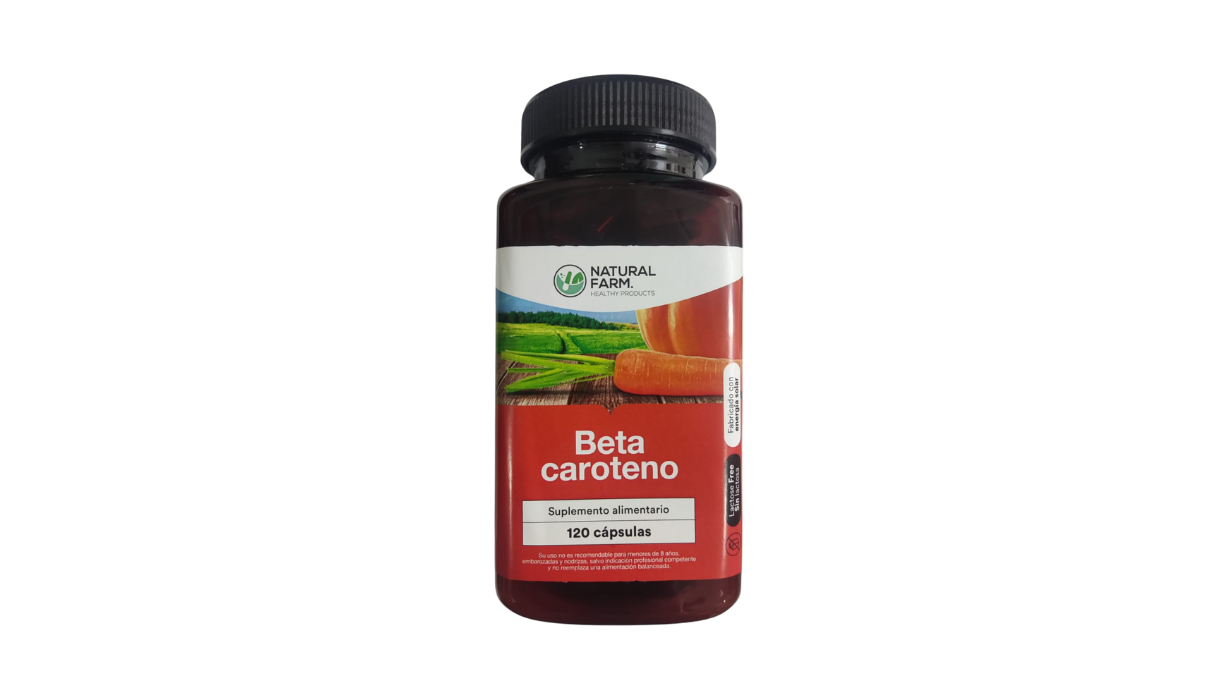 BETACAROTENO  X 120 CAPSULAS NATURAL FARM