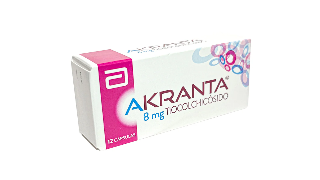 AKRANTA TIOCOLCHICOSIDO 8 MG X 12 CAPSULAS ABBOTT