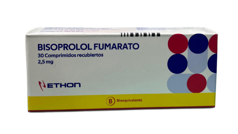 BISOPROLOL FUMARATO 2,5 MG X 30 COMPRIMIDOS ETHON
