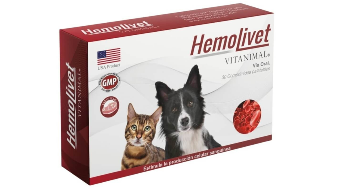 HEMOLIVET VITANIMAL X 10 COMPRIMIDOS PALATABLES
