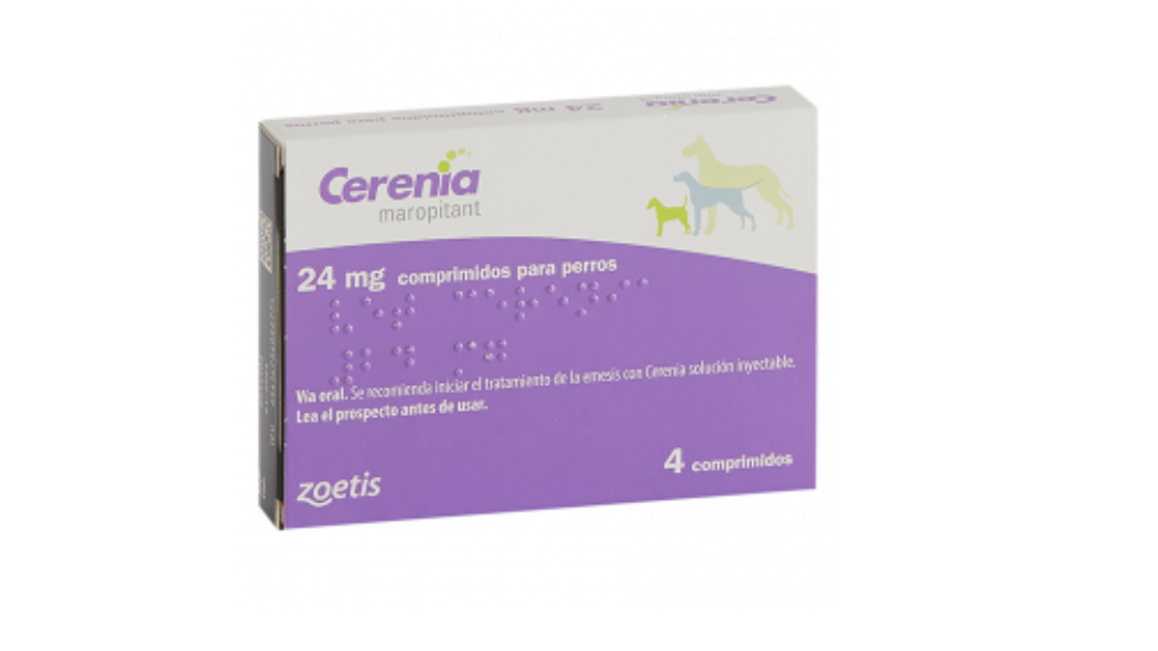 CERENIA MAROPITANT 24 MG X 4 COMPRIMIDOS ZOETIS 