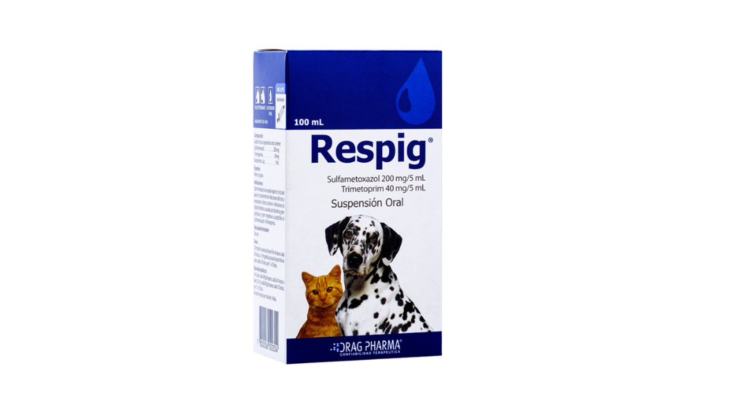 RESPIG SULFAMETOXAZOL 200MG/5ML TRIMETOPRIMA 40 MG/5ML SUSPENSION ORAL  X 100 ML