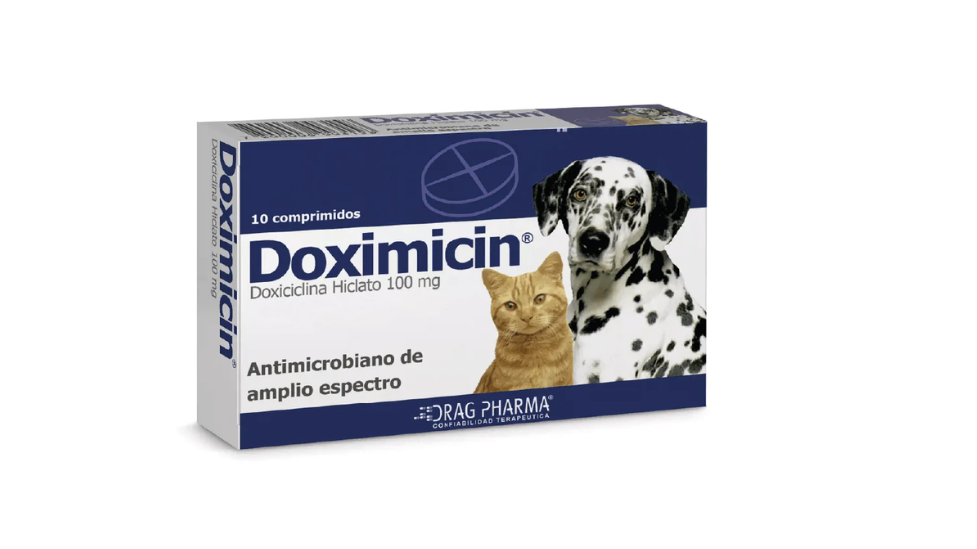 DOXIMICIN DOXICICLINA HICLATO 100 MG X 10 COMPRIMIDOS