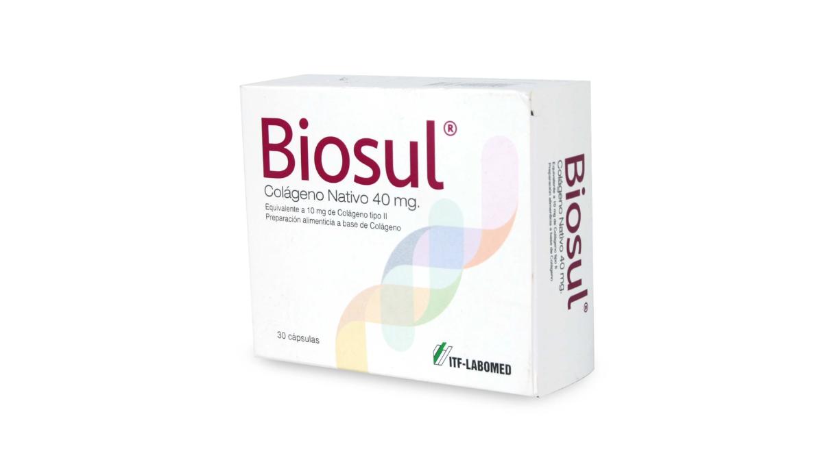 BIOSUL COLAGENO NATIVO 40 MG X 30 CAPSULA ITF-LABOMED