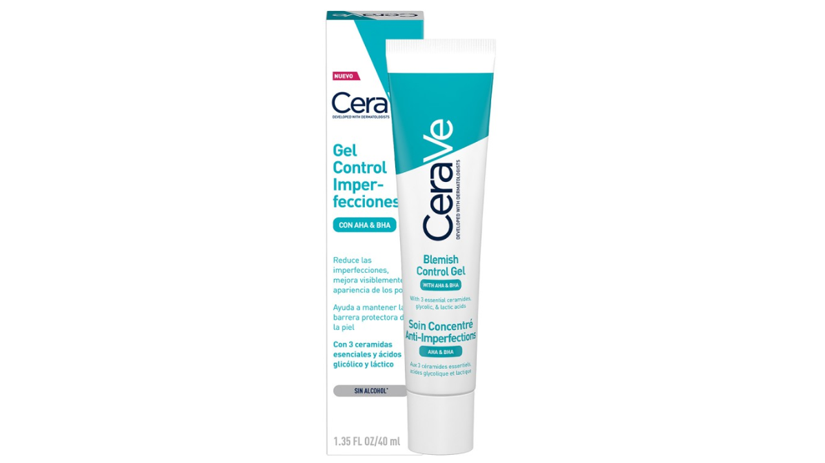 CERAVE GEL CONTROL IMPERFECCONES CON AHA & BHA X 40 ML