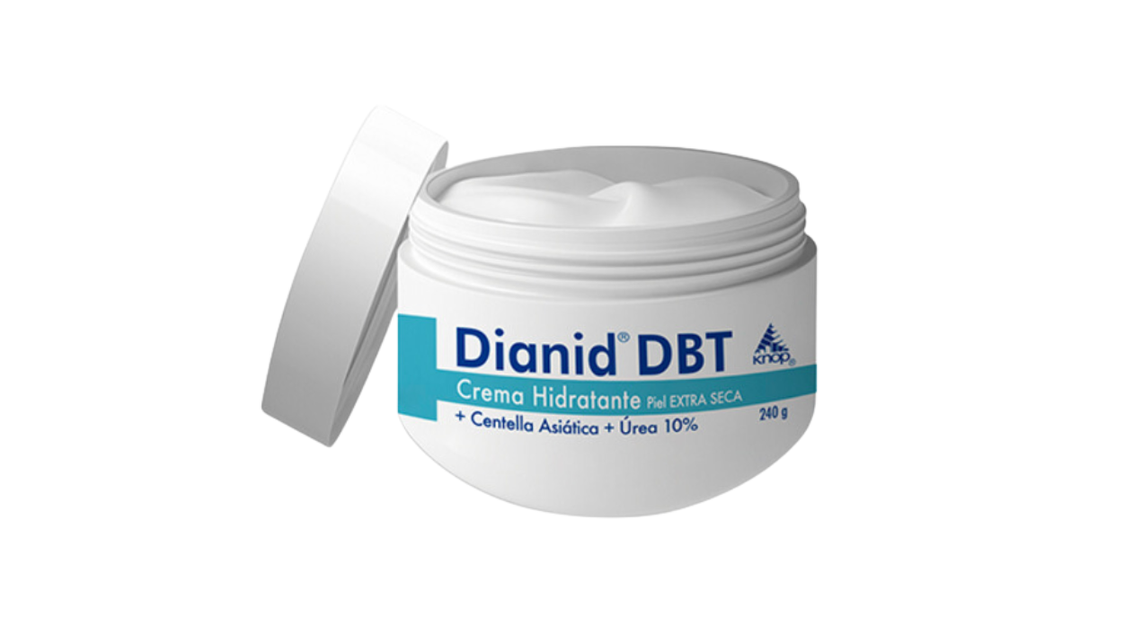 DIANID DBT CREMA HIDRATANTE PIEL EXTRA SECA UREA 10% X 240 GRAMOS KNOP