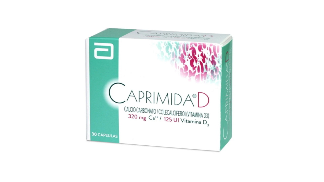 CAPRIMIDA-D CALCIO CARBONATO / COLECALCIFEROL (VITAMINA D3) 320MG CA++/125UI X 30 CAPSULAS ABBOTT