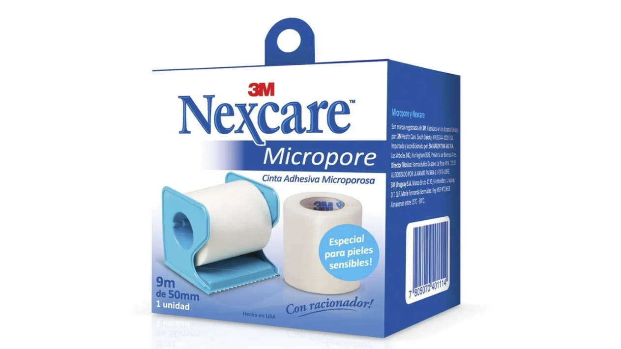 MICROPORE BLANCA CINTA SUAVE 50 MM X 9 MTS X 1 UNIDAD